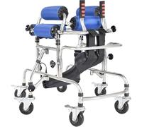 GYDUHYE 6-Wheels Disabled Walking Aids - Walker for Child Walk Support Stand Rehabilitation Equipment Disabled Kids Hemiplegia Training Walker Aid,for 85 to 130cm(Size:for 130 to 150cm)