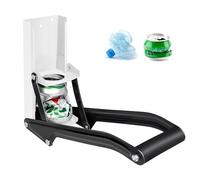 GYE 16 oz Metal Aluminum Can Crusher, Wall Mounted Heavy Duty Smasher for Aluminum Seltzer, Soda, Beer Cans And Bottles for Recycling, Gadgets for Home (White)