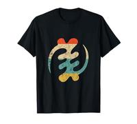 Gye Nyame Adinkra Symbol Pan African Retro Vintage Sunset T-Shirt