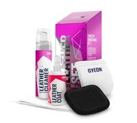 GYEON Q²M LeatherSet Natural - Car Interior Detail Kit Leather Preparation & Protection, Matte Finish Hydrophobic UV Resistant