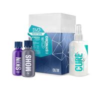 GYEON Q² Syncro EVO - Advanced 2-Stage Ceramic Paint Coating System Kit - Ceramic Coating Car Water Repellent - High Gloss Finish & Long-Lasting Protection Car Cleaning Kit (50ml)