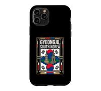 Gyeongju South Korea Flag Ancient Temples Heritage Vintage Case for iPhone 11 Pro
