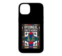 Gyeongju South Korea Flag Ancient Temples Heritage Vintage Case for iPhone 14 Plus