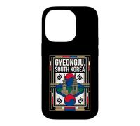 Gyeongju South Korea Flag Ancient Temples Heritage Vintage Case for iPhone 14 Pro