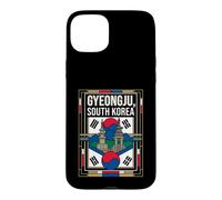 Gyeongju South Korea Flag Ancient Temples Heritage Vintage Case for iPhone 15 Plus