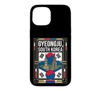Gyeongju South Korea Flag Vintage Travel Landmark Graphic Case for iPhone 15