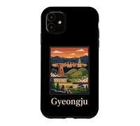 Gyeongju South Korea Temple Travel Graphic Case for iPhone 11