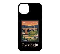 Gyeongju South Korea Temple Travel Graphic Case for iPhone 14 Plus