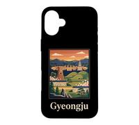 Gyeongju South Korea Temple Travel Graphic Case for iPhone 16 Plus