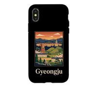 Gyeongju South Korea Temple Travel Graphic Case for iPhone X/XS