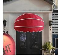 GYEQXKT Foldable Aluminum Awning SelfSupporting UV & WaterResistant 110cm Door Canopy for Home/Business Use Red Patio Shade Solution