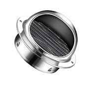 GYEQXKT Sphere Ventilation Grill Cover Hooded,Cowl External Extractor Wall Air Outlet,The Exhaust Port is Equipped with Louvers to Effectively Prevent Rainwater,DIY Easy Vent Hookup Kit