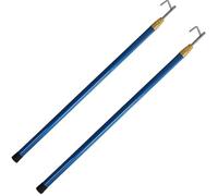 GYEQXKT Telescoping Boat Hook with Fiberglass Pole, Heavy Duty Cargo Retrieval and Docking Tool, 19.7ft, 2 Pack
