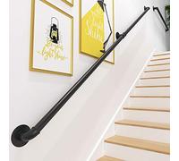 GYEQXKT Wrought Iron Black Anti Slip Stair Railing for Elderly 80cm Ideal for Attic Customizable Size and Color