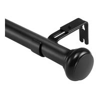 Gyfent Curtain Poles 80-240cm for Eyelet, 20KG Heavy Duty Extendable Curtain Pole 25mm Window Curtain Rod Metal with Adjustable Brackets for Door Living Room Bedroom Eyelet and Tab Top Curtains