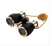 GYFKK telescope 4x30 Binocular Telescope Glasses Coated Retro Binocular With Chain Telescopio Black