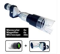 GYFKK telescope Telescope Mini Monocular With Magnifying Hood Mini Microscope Telescope+magnifier=microscope microscope