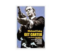 gyhac Get Carter 1971 Film POSTER PRINT Canvas Poster Bedroom Decor Landscape Office Room Decor Gift 12x18inch(30x45cm)