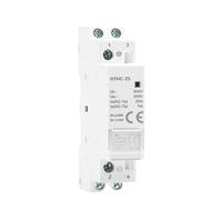 GYHC-25 Din Rail Household Modular DC Contactor DC24V 25A 2NC 2NO 1NO1NC 50/60Hz Modular House Contactor DC12V 1Pcs(2P 25A 2NC DC12V)