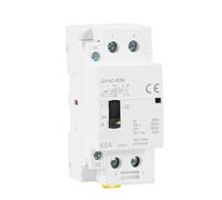 GYHC 2P 40A 63A 2NO or 2NC Manual Household Modular DIN Rail AC Contactor AC220V 230V Manual Control(2P 40A 2NC 220V)