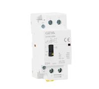 GYHC 2P 40A 63A 2NO or 2NC Manual Household Modular DIN Rail AC Contactor AC220V 230V Manual Control(2P 40A 2NC 220V)