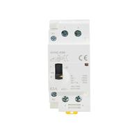 GYHC 2P 40A 63A 2NO Or 2NC Manual Household Modular DIN Rail AC Contactor AC220V 230V Manual Control(2P 40A 2NC 220V)