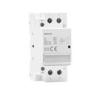 GYHC 2P AC Modular Contactor 40A 63A, Din Rail Mounted 230V 50/60Hz Power Control Switch, 2NO 2NC 1NO1NC For Lighting Heating EV Charger(2P 63A 2NC)