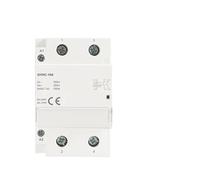 GYHC 2Pole 100A Modular Contactor 2NO 2NC 1NO1NC 220V 110V 24V Automatic Household Din Rail Type ICT 50/60Hz(2P 100A 1NO1NC 230AC)