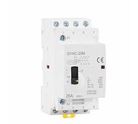 GYHC 4P 25A 4NO Or 2NO2NC 220V/230V 50/60HZ Din Rail Household AC Modular Contactor 1Pcs Automatic switch (Color : 4P 25A 4NO 220V)