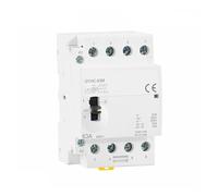 GYHC 4P 40A 63A 2NC2NO or 4NO 220V/230V 50/60HZ Din Rail Household AC Modular Contactor Manually Operation CZAOINCU(4P 63A 4NO 220V)