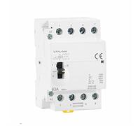 GYHC 4P 40A 63A 2NC2NO Or 4NO 220V/230V 50/60HZ Din Rail Household AC Modular Contactor Manually Operation 1Pcs Automatic switch (Color : 4P 63A 2NO2NC 220V)