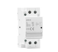 GYHC Modular Contactor 2P 40A / 63A AC 230V DIN Rail Household, 2NO 2NC 1NO1NC Automatic Control Switch(2P 63A 2NO)