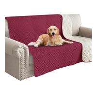 GYHH 100% Waterproof Dog Bed Cover Protector, Pet Blanket for Dogs, Quilted Pet Couch Sofa Cover Scratch Proof Furniture Protector for Kids Dog Cat (Burgundy,30X70in-76x178cm)