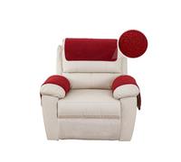 GYHH Sofa Armchair Covers for Arms, Nonslip Sofa Headrest Cover Sherpa Arm Covers with Pockets for Recliner Chair Armchair Slipcovers Furniture Protector
