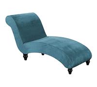 GYHH Stretch Velvet Lounge Chaise Cover 1-Piece Super Soft Luxurious Chaise Longue Slipcover for Indoor Bedroom, Machine Washable