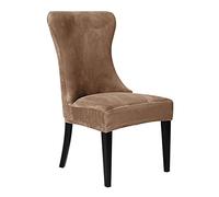 GYHH Tufted Wingback Dining Chair Covers Wingback Slipcover - Reusable Arm Chair Protector Cover Stretch Velvet Fabric for Dining Room Banquet Home Decor