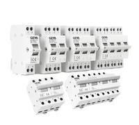 GYHO8 1P 2P 3P 4P 40A 63A 100A 125A Interlock Circuit Breaker AC Din Rail Manual Transfer Switch ATS(25 V,3P)