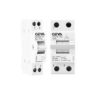 GYHO8 1P 2P 3P 4P 40A 63A 100A 125A Interlock Circuit Breaker AC Din Rail Manual Transfer Switch ATS(2P,100A)