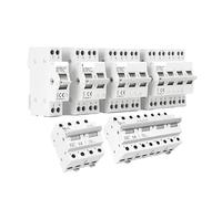 GYHO8 1P 2P 3P 4P 40A 63A 100A 125A Interlock Circuit Breaker AC Din Rail Manual Transfer Switch NWPNLXEA(3P,63A)