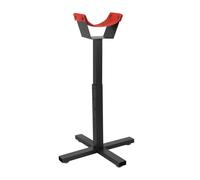 GYHPD Adjustable Farrier Stand Metal Blacksmith Farrier Horse Hoof Stand with 5 Adjustable Heights Cross Base Horse Hoof Trimming Tools for Equine Barefoot Trimming Shoeing Veterinary Care