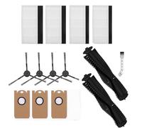GYing Original Robot Vacuum Cleaner Accessories Kit for Proscenic M9, M9 Pro Hepa Filter, Main Brush, Side Brush, Replacement Dust Bags