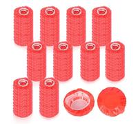 GYIOFAI 100 Pcs Smoke Detector Cover, Smoke Alarm Dust Cover, Fire Alarm Dust Covers, Fire Alarm Cap, Smoke Detector Dust Cover, Reusable Dust Covers for Commercial Building Or Home Use (Red)