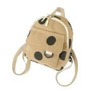 Gyios Backpack Corduroy Mini For Women - Fashionable Large Capacity Casual Rucksack With Multiple Pockets, Lightweight Travel & School Bag-khaki