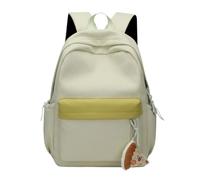 Gyios backpack High Capacity Fashion Ladies Universal Student Double Shoulder Bag Wear Resistant-vanilla Green