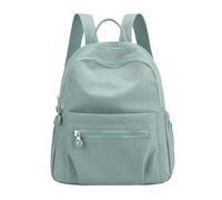 Gyios backpack Trendy Women Oxford Mini Backpack, Durable Portable Mommy Travel Casual Rucksack-aqua Blue