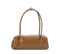 Gyios Bag Women’s Elegant French Stick Handbag, Large Capacity Waterproof Pu Shoulder Bag, Textured Underarm Tote Purse For Daily Work Travel-brown