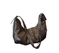 Gyios Bag Women’s Retro One-shoulder Crossbody Bag, Versatile Pu Leather Handbag, Casual Fashion Tote Purse For Daily Work Travel-coffee
