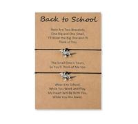 Gyios Bracelet Mother Daughter Bracelets Set - Mummy And Me Matching Mama Baby Bear With Wish Card Gifts-恐龙c