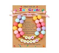 Gyios Bracelet Rainbow Polymer Clay Color Slice Ladies Handmade Bracelet-c
