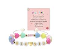 Gyios Bracelet Rainbow Polymer Clay Color Slice Ladies Handmade Bracelet-x